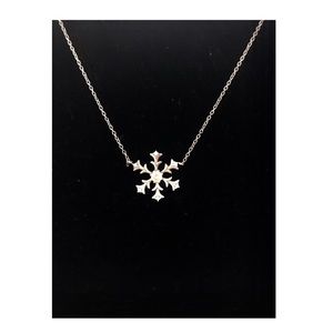 Sterling Silver Snowflake Necklace